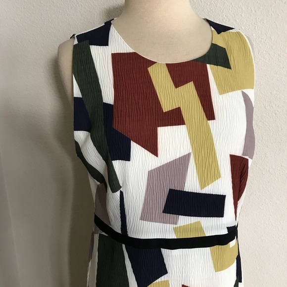 Sunday in Brooklyn Flounced Geometric dress - Picture 2 of 4